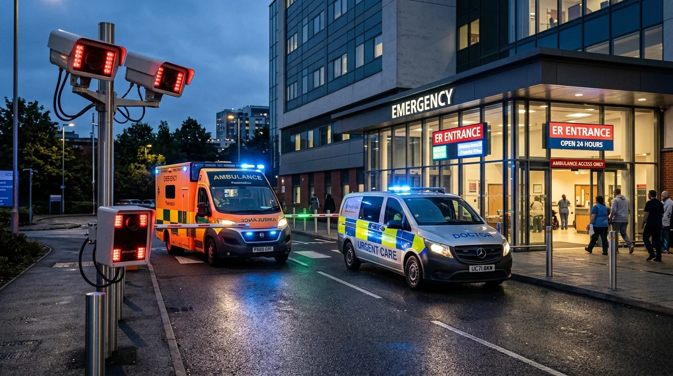 ANPR System for Hospital Emergency Bay Vehicle Priority — UAE Hospital Case Study | ANPR Watch